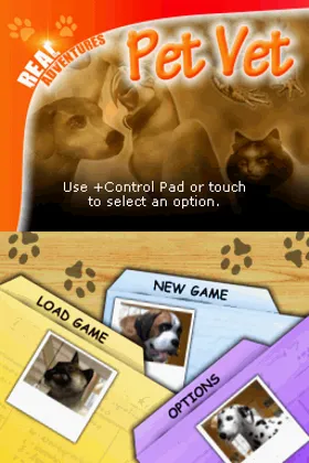 Real Adventures - Pet Vet (Europe) (En,Fr) screen shot title